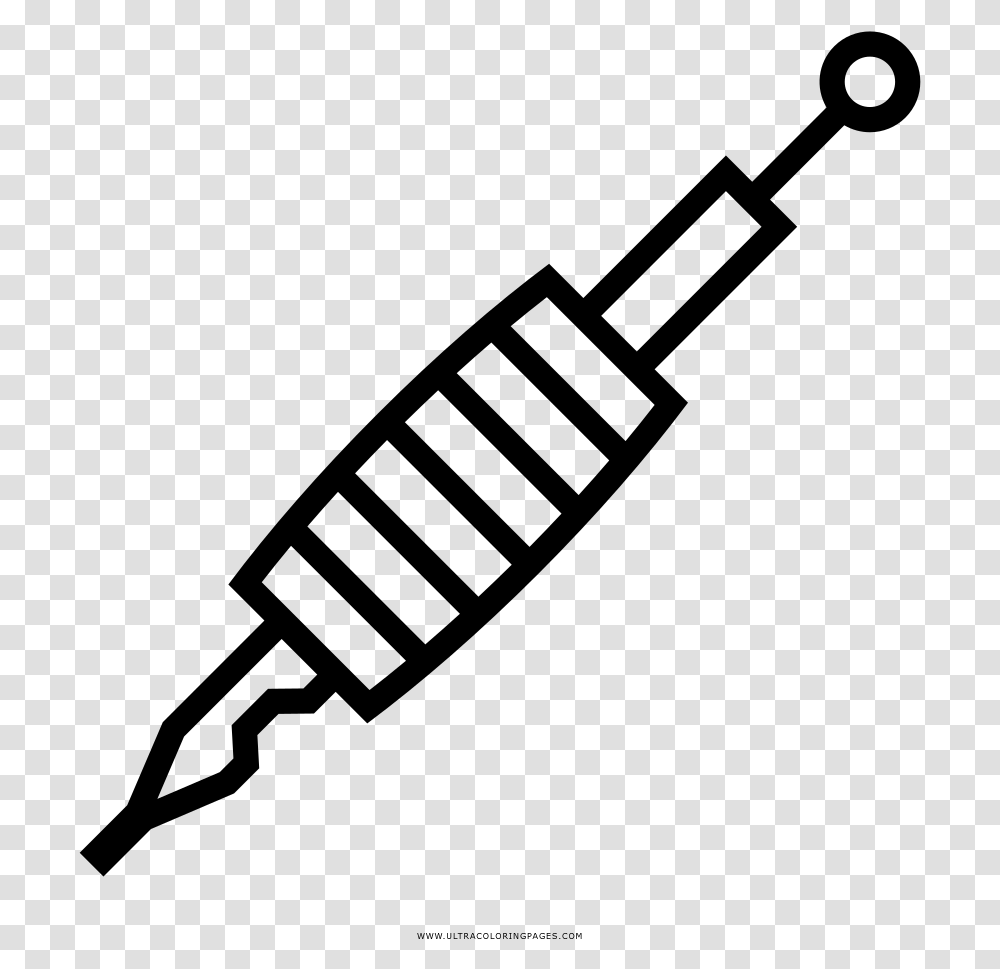 Tattoo Needle Coloring, Gray, World Of Warcraft Transparent Png