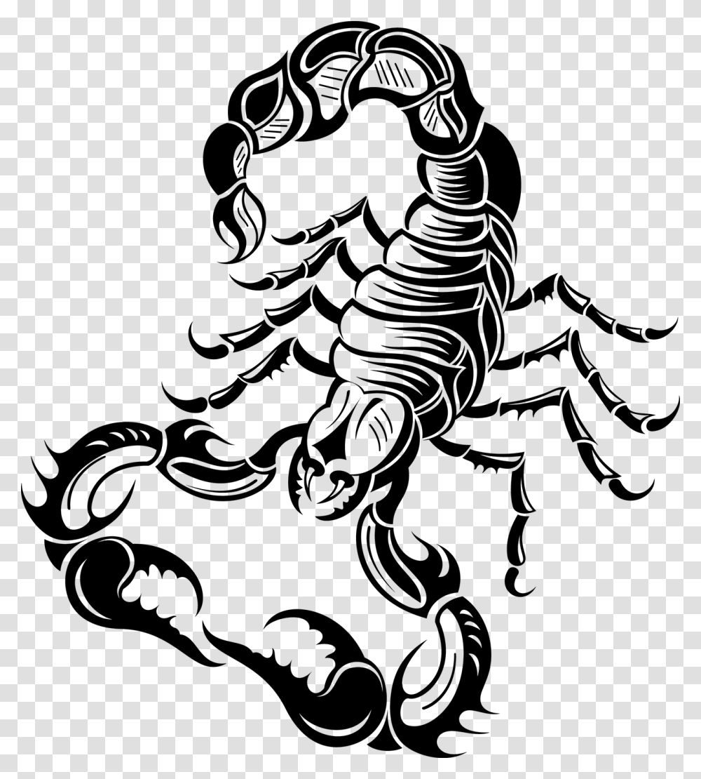 Tattoo Scorpion Tattoo, Gray, Logo Transparent Png