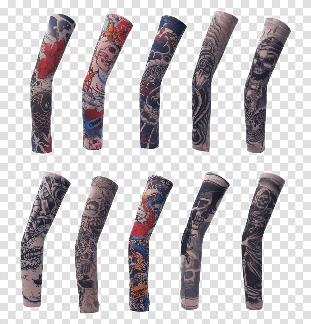 Tattoo Sleeves Arm Warmer, Pants, Handrail, Shoe Transparent Png