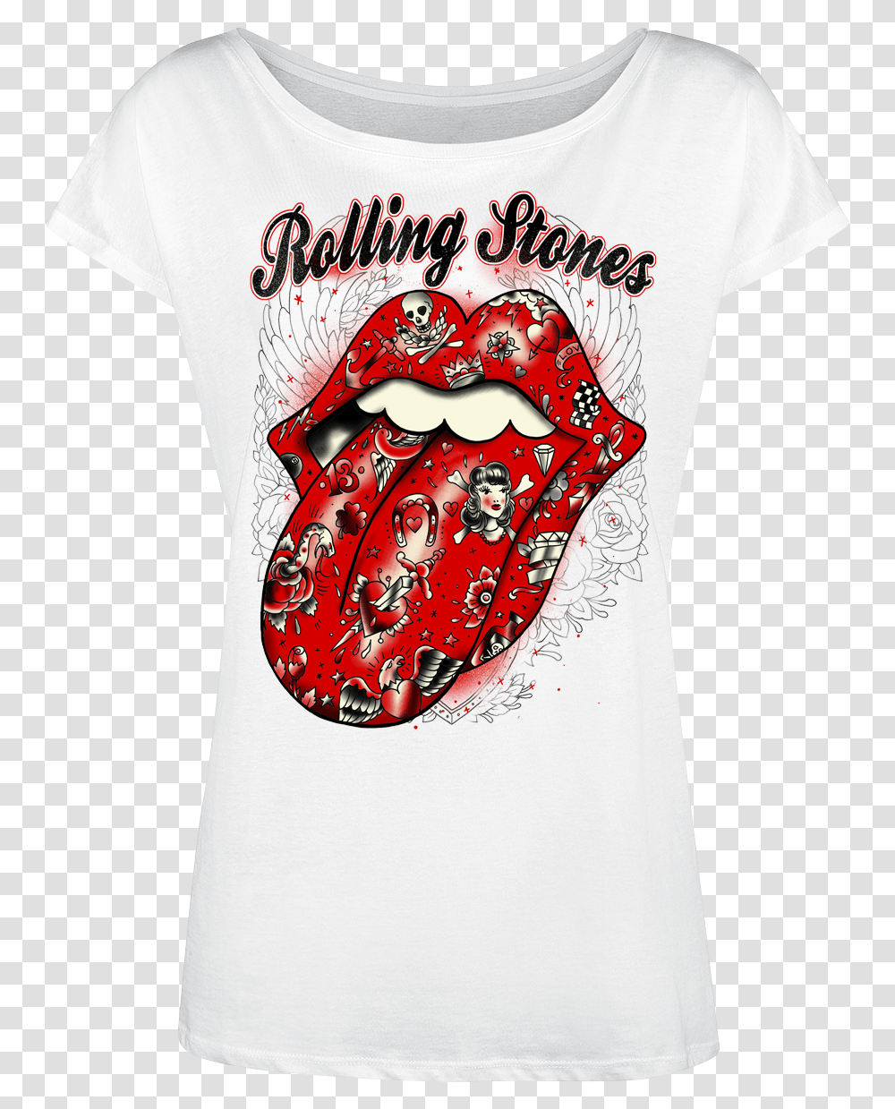 Tattoo Tongue Rolling Stones, Apparel, Teeth, Mouth Transparent Png
