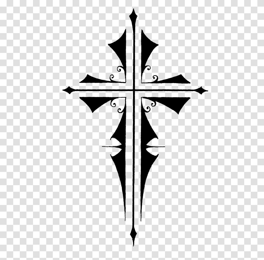 Tattoo With No Background, Cross, Crucifix Transparent Png