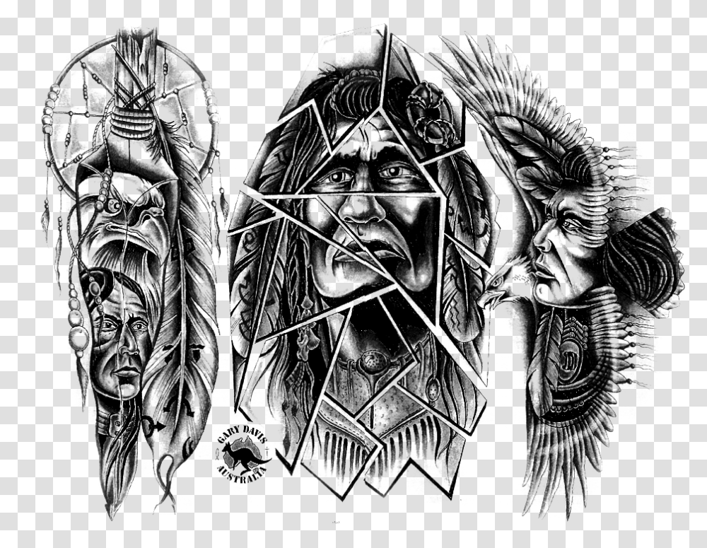 Tattoos Native American Native American Tattoo Designs, Person, Skin, Architecture Transparent Png