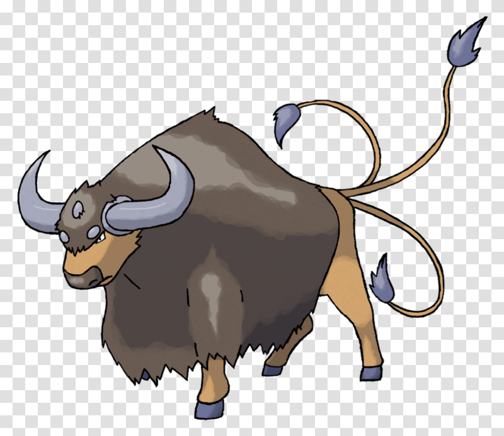 Tauros Pokemon Next Stage Clipart Download Pokemon Tauros Next Stage, Cow, Cattle, Mammal, Animal Transparent Png