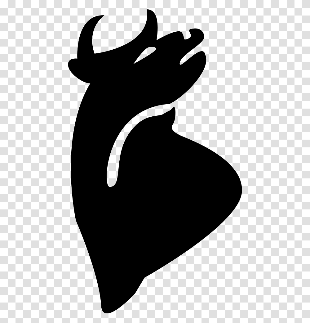 Taurus Astrological Sign Symbol, Silhouette, Stencil, Penguin, Bird Transparent Png