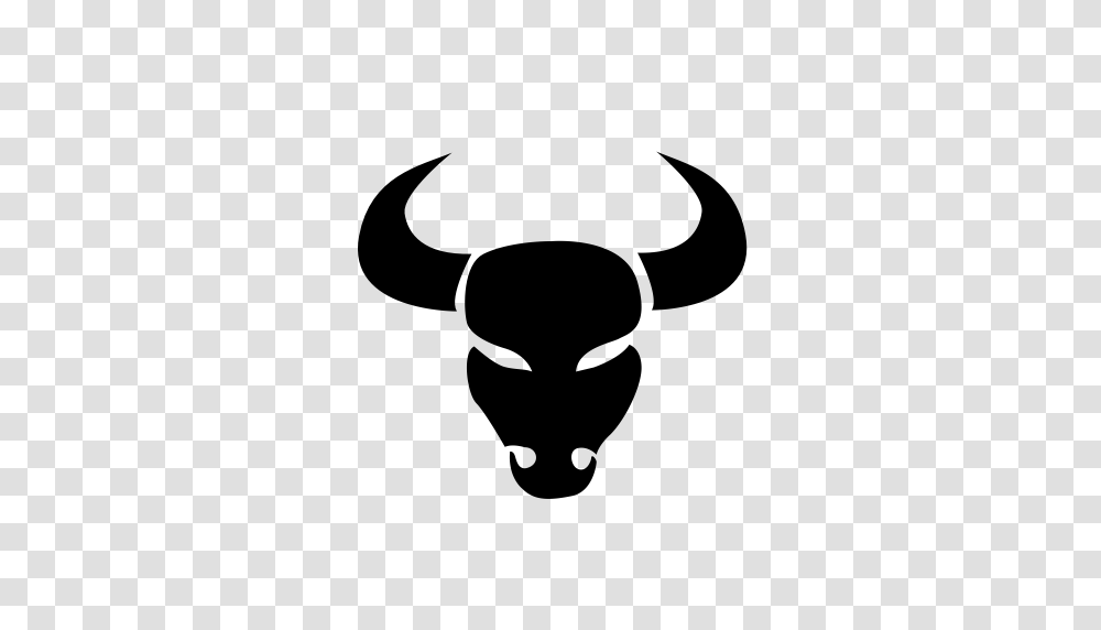 Taurus Bos Taurus Bull Icon With And Vector Format For Free, Gray, World Of Warcraft Transparent Png