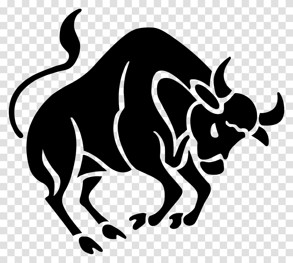 Taurus Bull Symbol Vector Clipart Image Zodiac Sign Taurus Logo, Gray, World Of Warcraft Transparent Png
