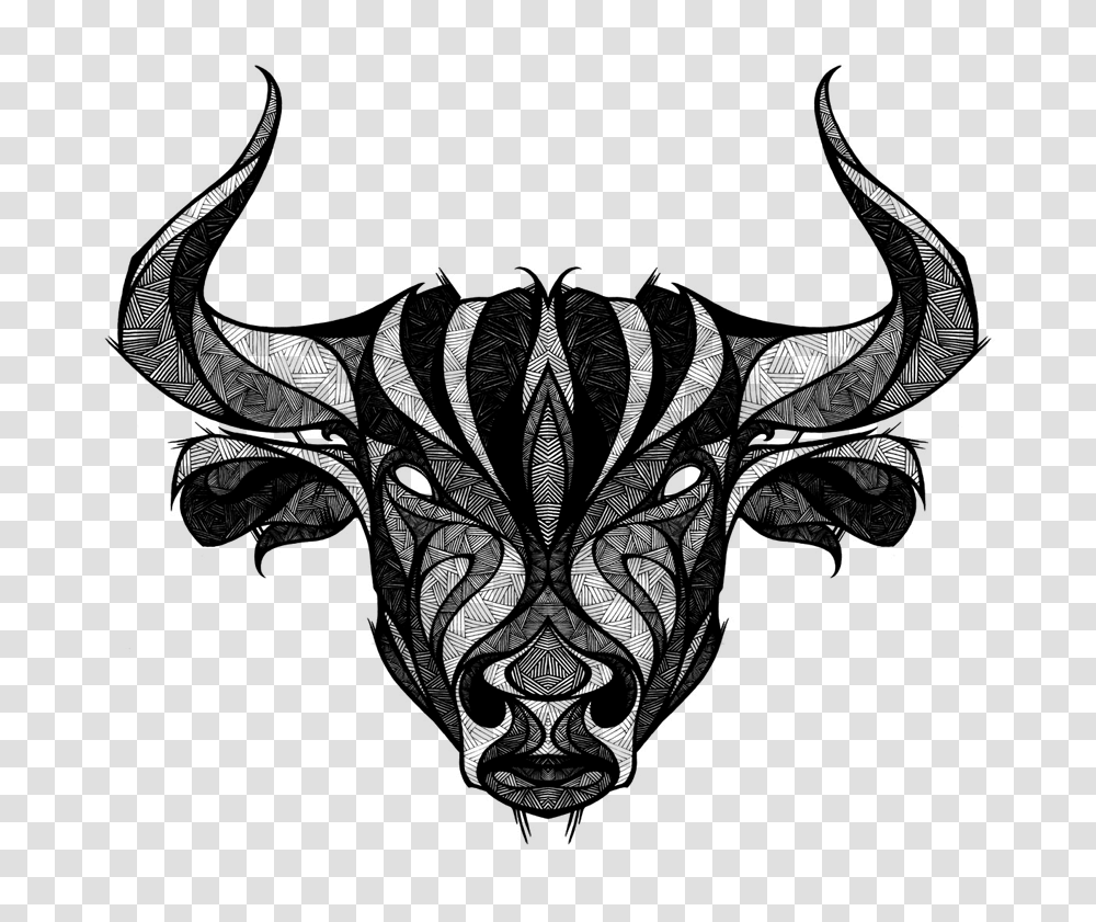 Taurus Clipart Bull Horn, Face, Number Transparent Png