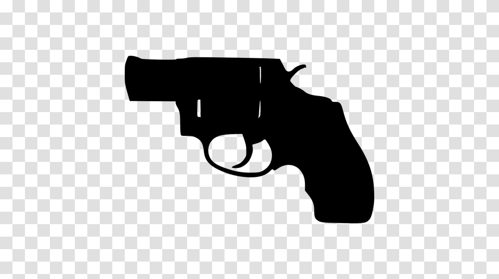 Taurus Model Gun Silhouette Vector Image, Gray, World Of Warcraft Transparent Png