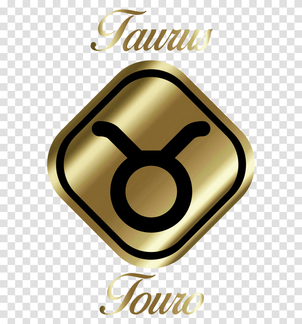 Taurus Symbol Signo De Leo Dourado, Number, Treasure, Alphabet Transparent Png