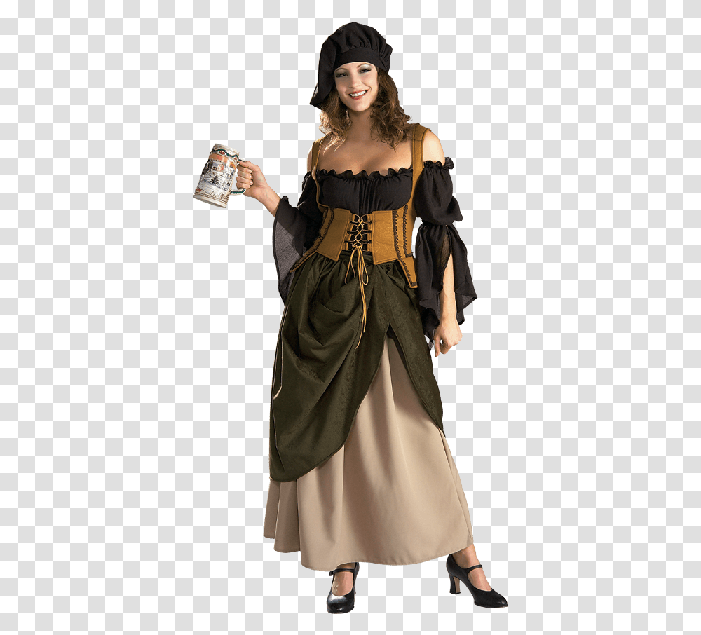 Tavern Wench Costume, Apparel, Person, Human Transparent Png