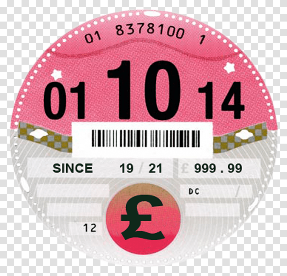 Tax Disc Paper, Label, Text, Number, Symbol Transparent Png