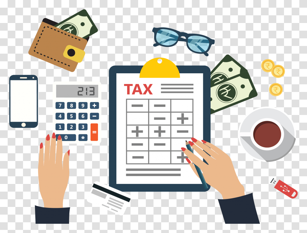 Tax Income Taxes Clipart, Mobile Phone, Electronics, Cell Phone, Sunglasses Transparent Png