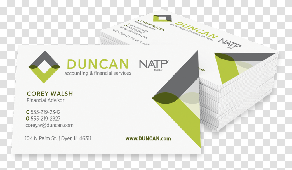 Tax Preparer Business Cards Example, Paper Transparent Png