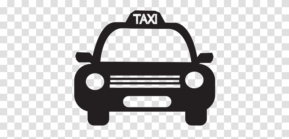 Taxi Black And White Clip Art, Car, Vehicle, Transportation, Bumper Transparent Png