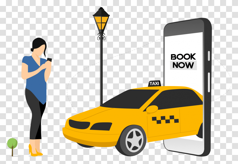 Taxi Business Taxi App Development, Person, Human, Car, Vehicle Transparent Png
