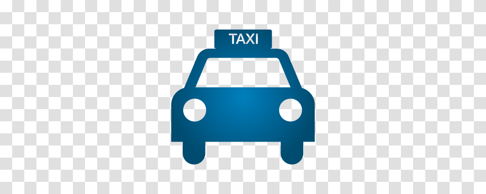 Taxi Cab Clipart Blue Taxi, Car, Vehicle, Transportation, Automobile Transparent Png
