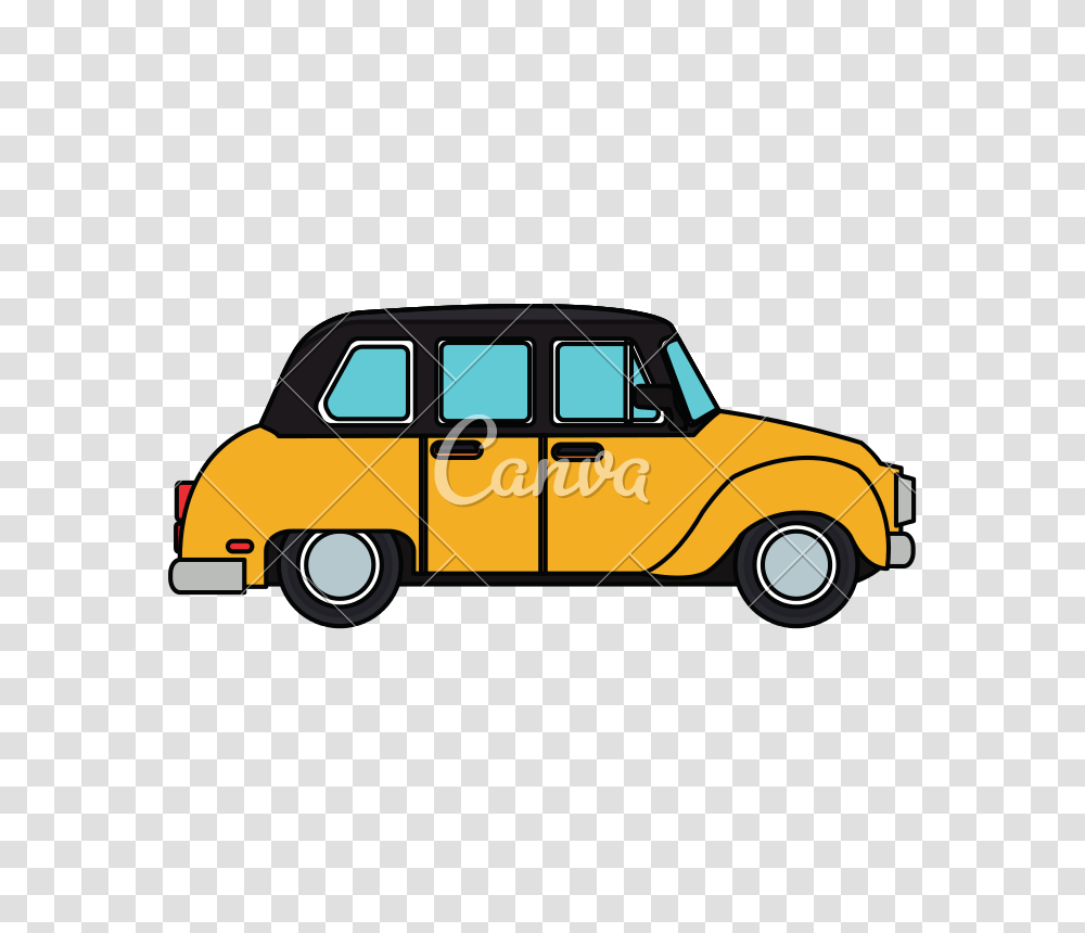 Taxi Cab Vector, Car, Vehicle, Transportation, Automobile Transparent Png
