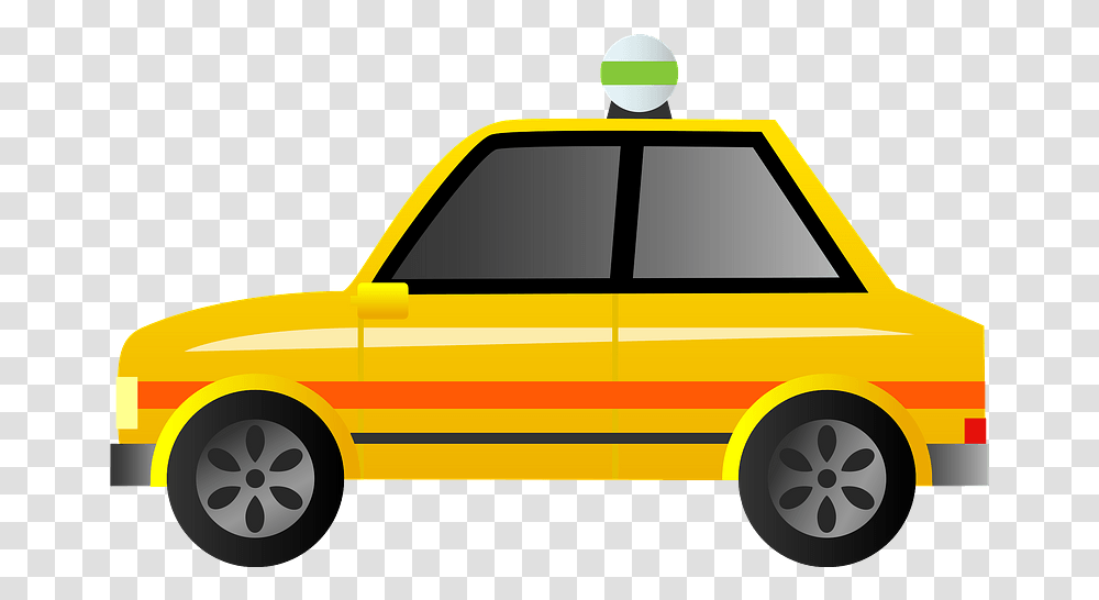 Taxi Car Clipart Free Download Creazilla, Vehicle, Transportation, Automobile, Cab Transparent Png