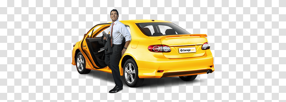 Taxi, Car, Person, Vehicle, Transportation Transparent Png