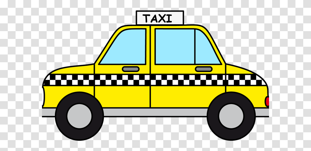 Taxi Clipart Mini Bus New York Taxi Clipart, Car, Vehicle, Transportation, Automobile Transparent Png
