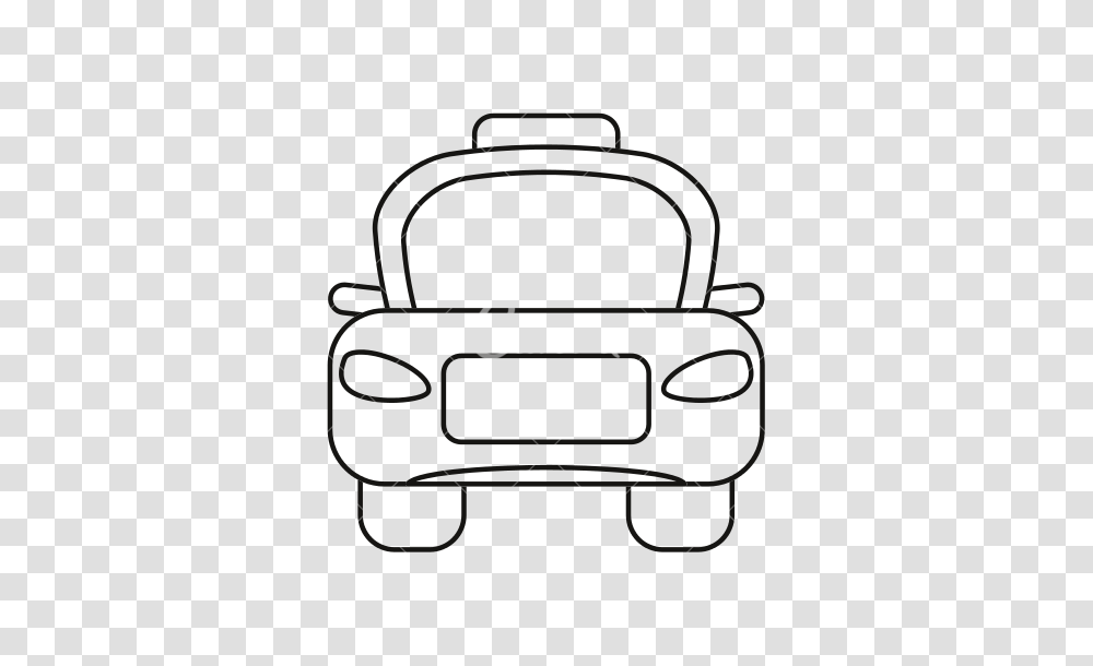 Taxi Clipart Outline, Electronics, Logo Transparent Png