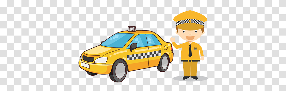 Taxi Driver Clipart, Car, Vehicle, Transportation, Automobile Transparent Png