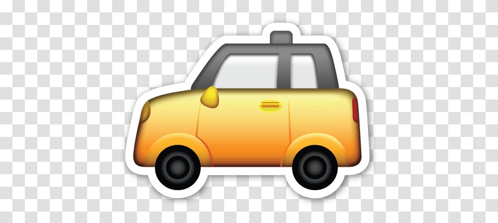 Taxi Emoticons Extras Emoji Emoji Stickers, Car, Vehicle, Transportation, Automobile Transparent Png
