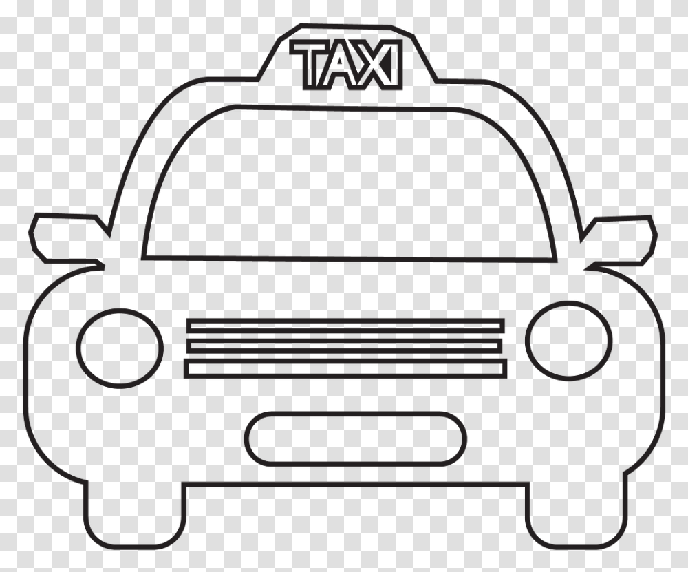 Taxi Icon Auto Automobile Banner Image Clipart Taxi Icon White, Car, Vehicle, Transportation, Cab Transparent Png