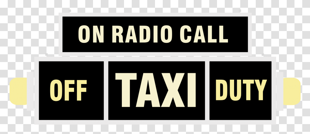 Taxi On Radio Call Logo Radio, Label, Word, Alphabet Transparent Png