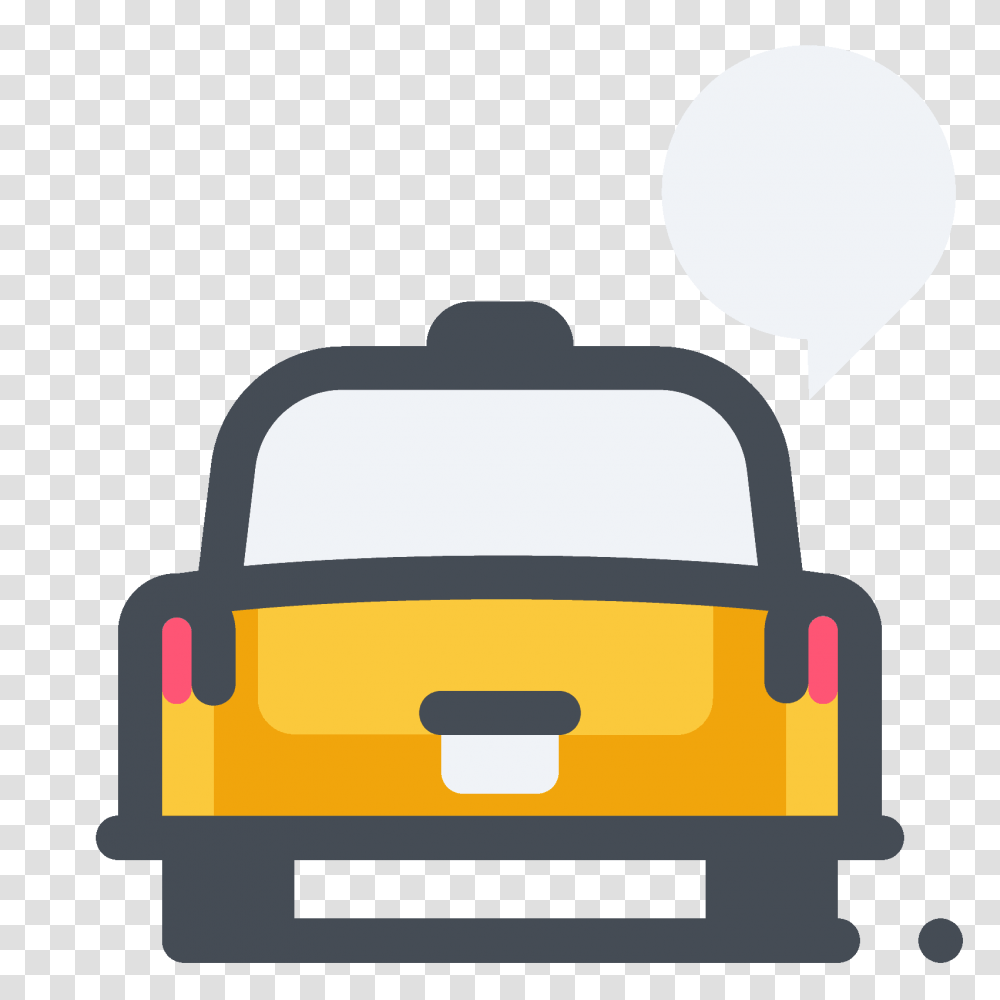 Taxi Speech Bubble Icon, Car, Vehicle, Transportation, Automobile Transparent Png