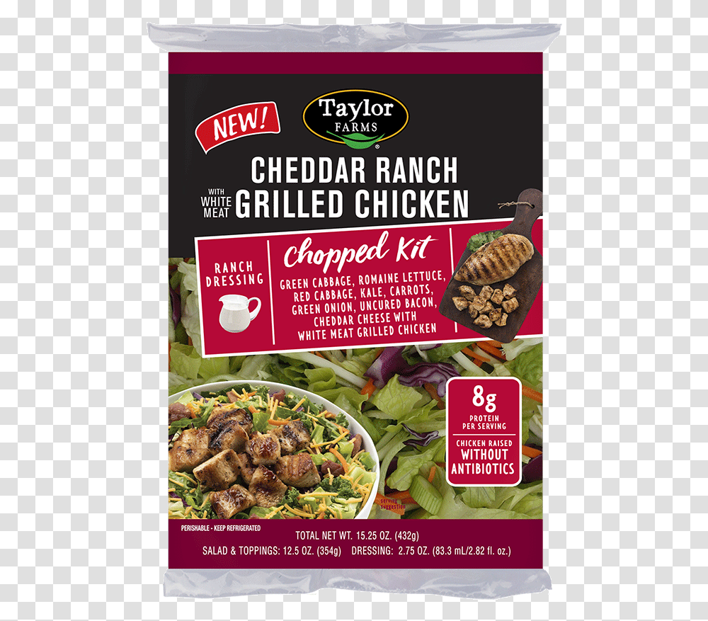 Taylor Farms Grilled Chicken Kits, Bird, Plant, Advertisement, Poster Transparent Png