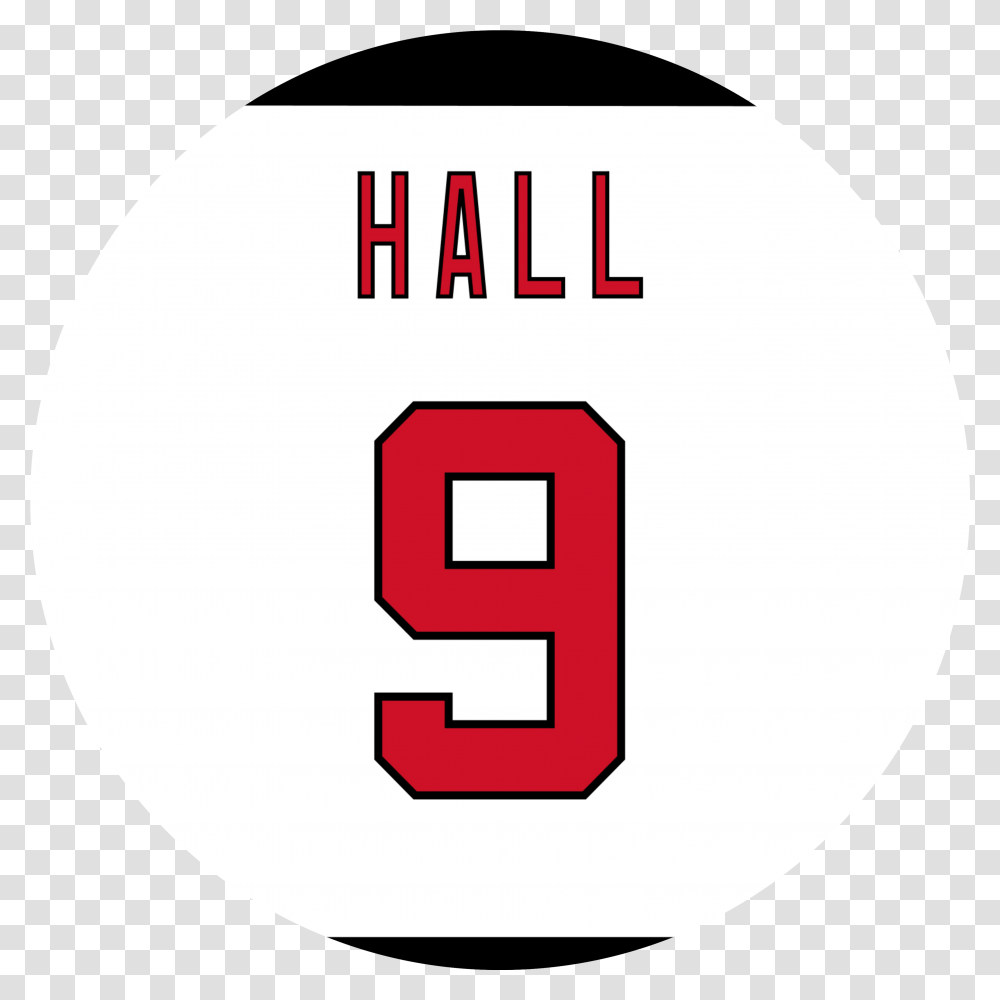 Taylor Hall Puckstyle Hockey Puck Accessories Nhlpa Nhl Circle, First Aid, Label, Text, Number Transparent Png