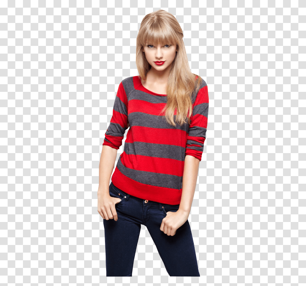 Taylor Swift, Person, Sleeve, Sweater Transparent Png