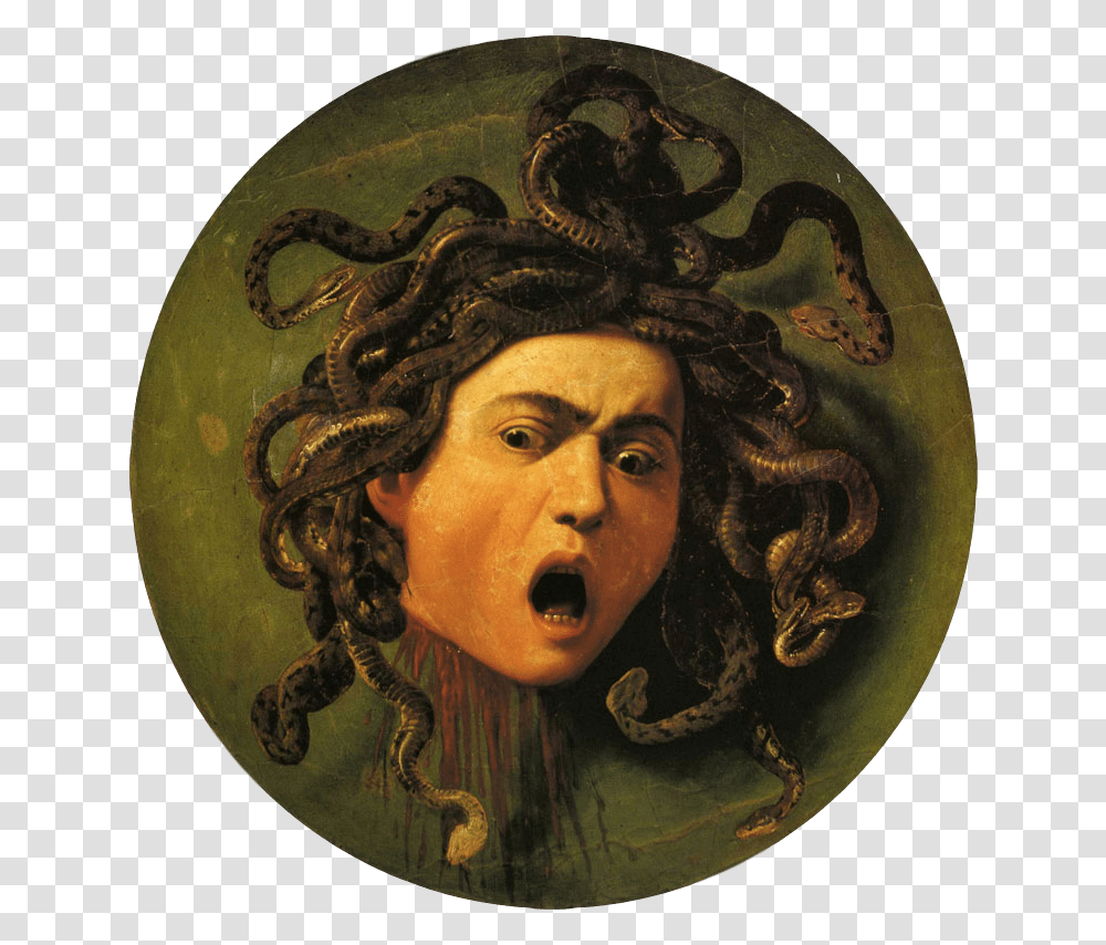 Taylor Swift Head Caravaggio Medusa Background, Painting, Person, Human Transparent Png