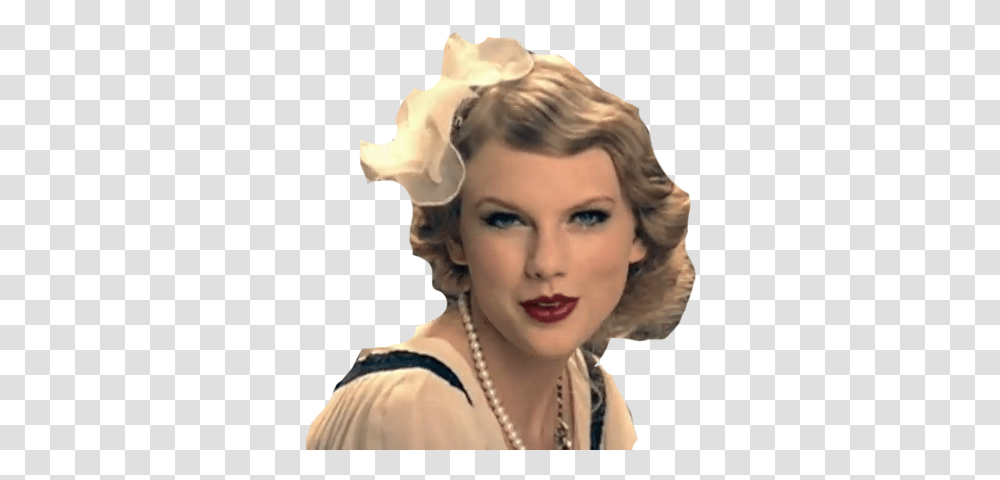 Taylor Swift Head Girl Full Size Download Seekpng Taylor Swift Mean Music Video, Person, Clothing, Female, Face Transparent Png