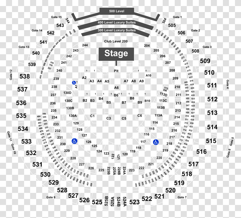 Taylor Swift Sofi Stadium Seating Chart, Plan, Plot, Diagram, Maze Transparent Png