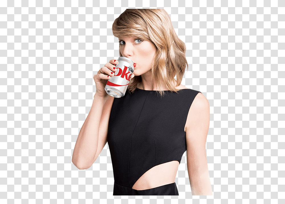 Taylor Swift Taylor Swift Drinking Coke, Person, Human, Beverage, Soda Transparent Png