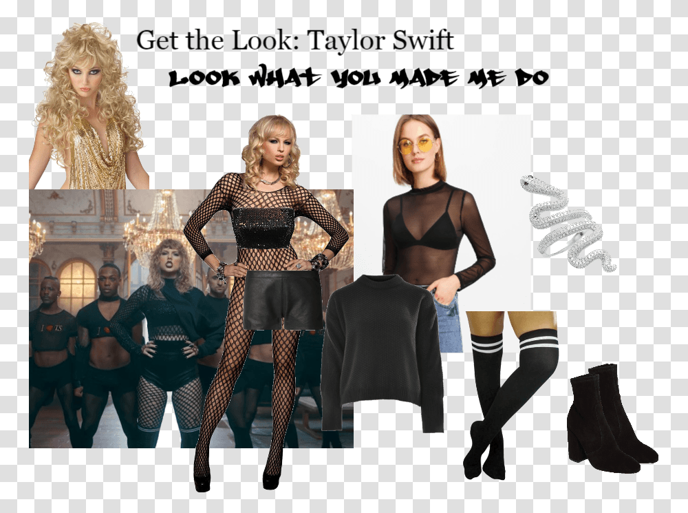 Taylor Swift Tour Outfit Taylor Swift Look What You Made Me Do Outfits, Person, Female, Woman Transparent Png