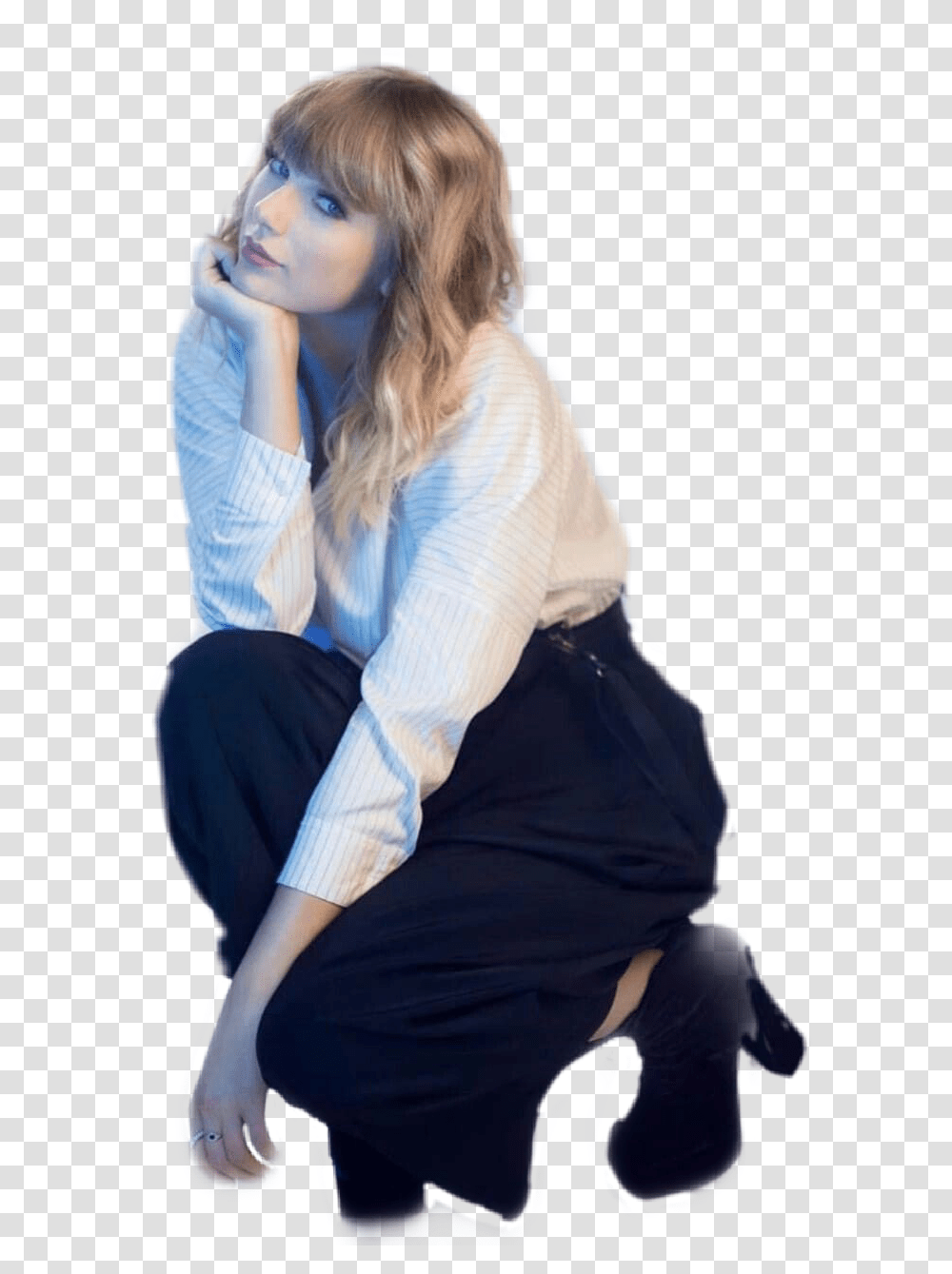 Taylorswift Swift Taylor Tay Swiftie Tayloralisonswift Taylor Swift Now Photoshoot, Sleeve, Person, Long Sleeve Transparent Png