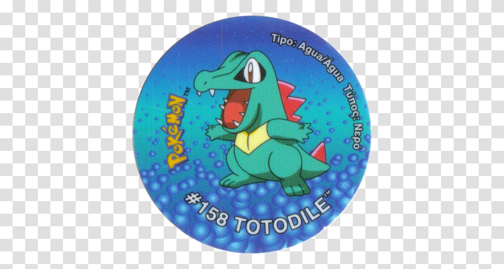 Tazos > Pokmon Tazo 3 Totodile, Logo, Symbol, Trademark, Badge Transparent Png