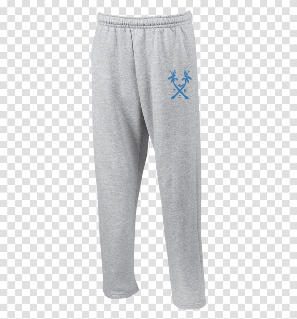 Tbc Palm Tree Logo Em Blue Travel Bum Co Open Bottom Sweatpants, Clothing, Sleeve, Long Sleeve, Jeans Transparent Png