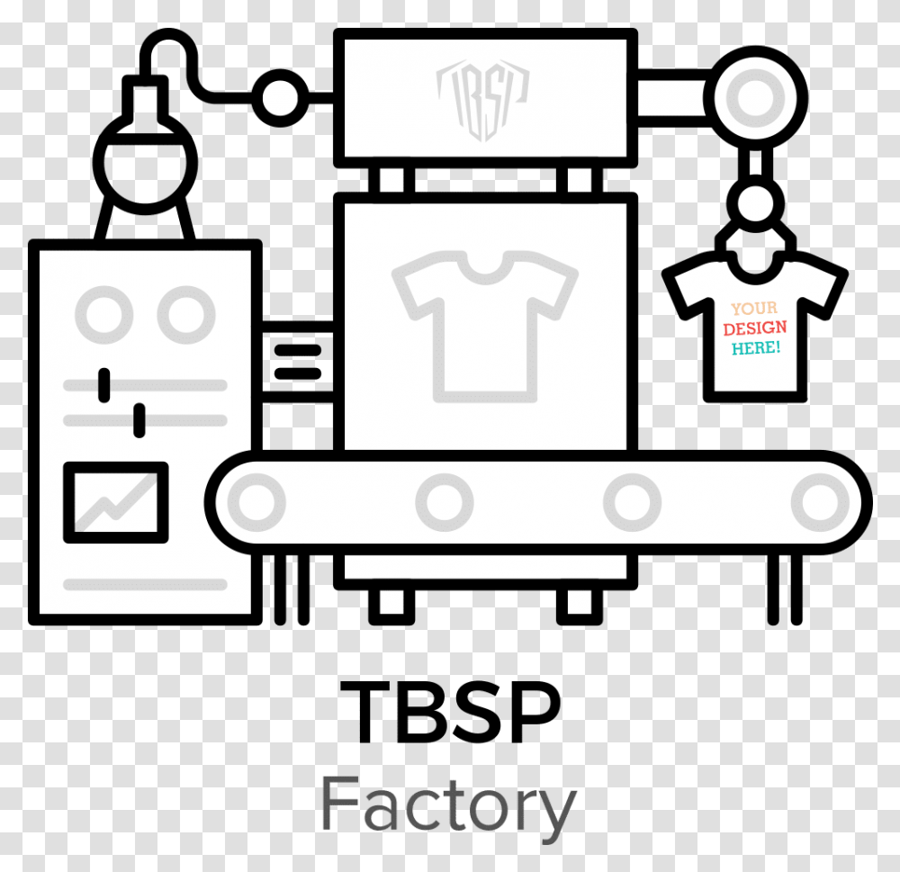 Tbsp Factory Icon Tbspla Line Art, Architecture, Building, Text, Plan Transparent Png