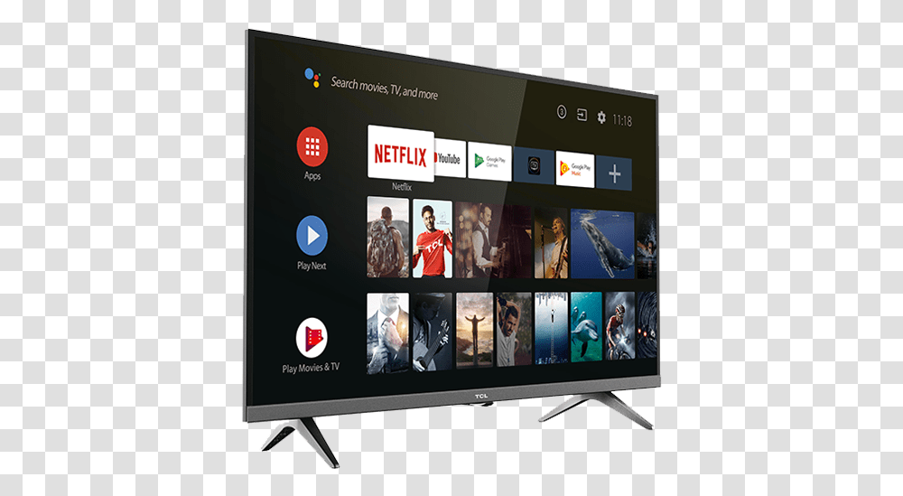 Tcl 32 Android Tv, Monitor, Screen, Electronics, Display Transparent Png