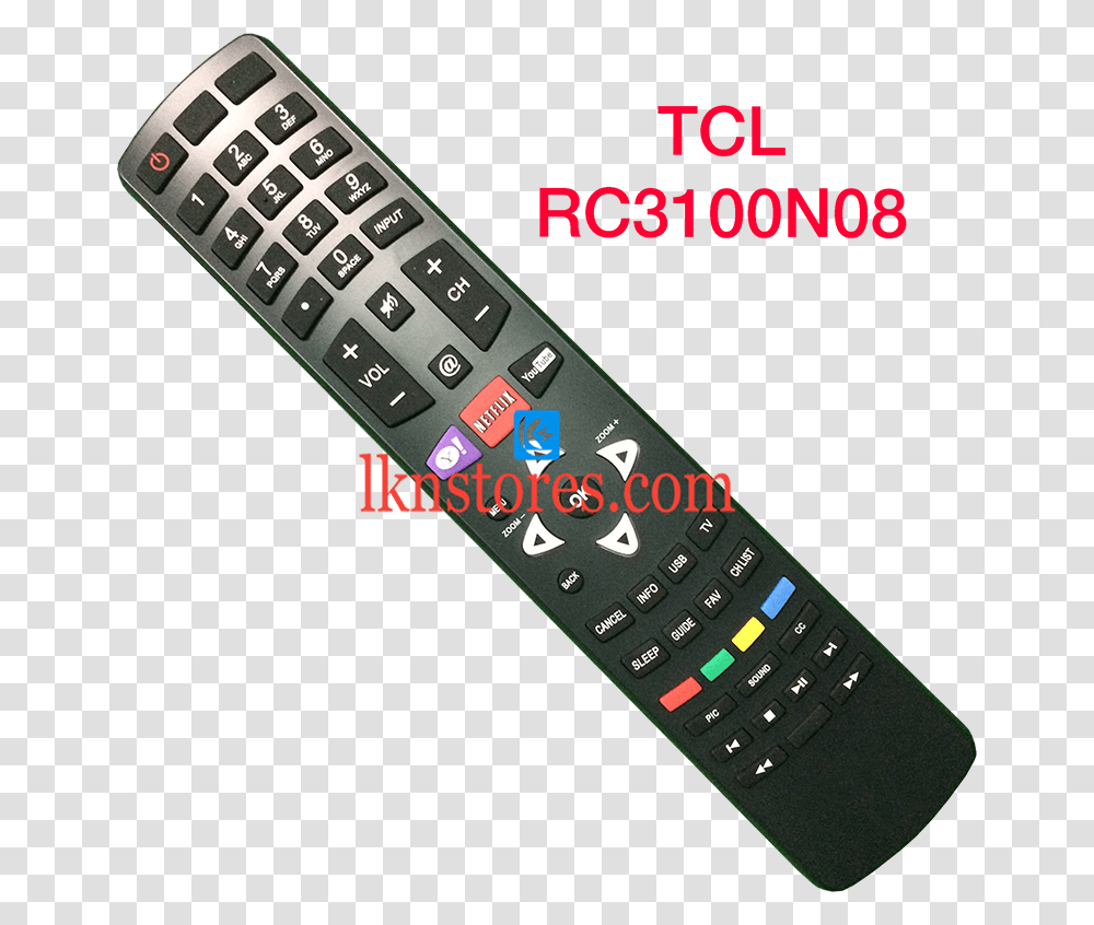 Tcl Rc3100n08 Led Tv Yahoo Netflix Youtube Best Replacement Tcl Netflix, Electronics, Remote Control, Skateboard, Sport Transparent Png