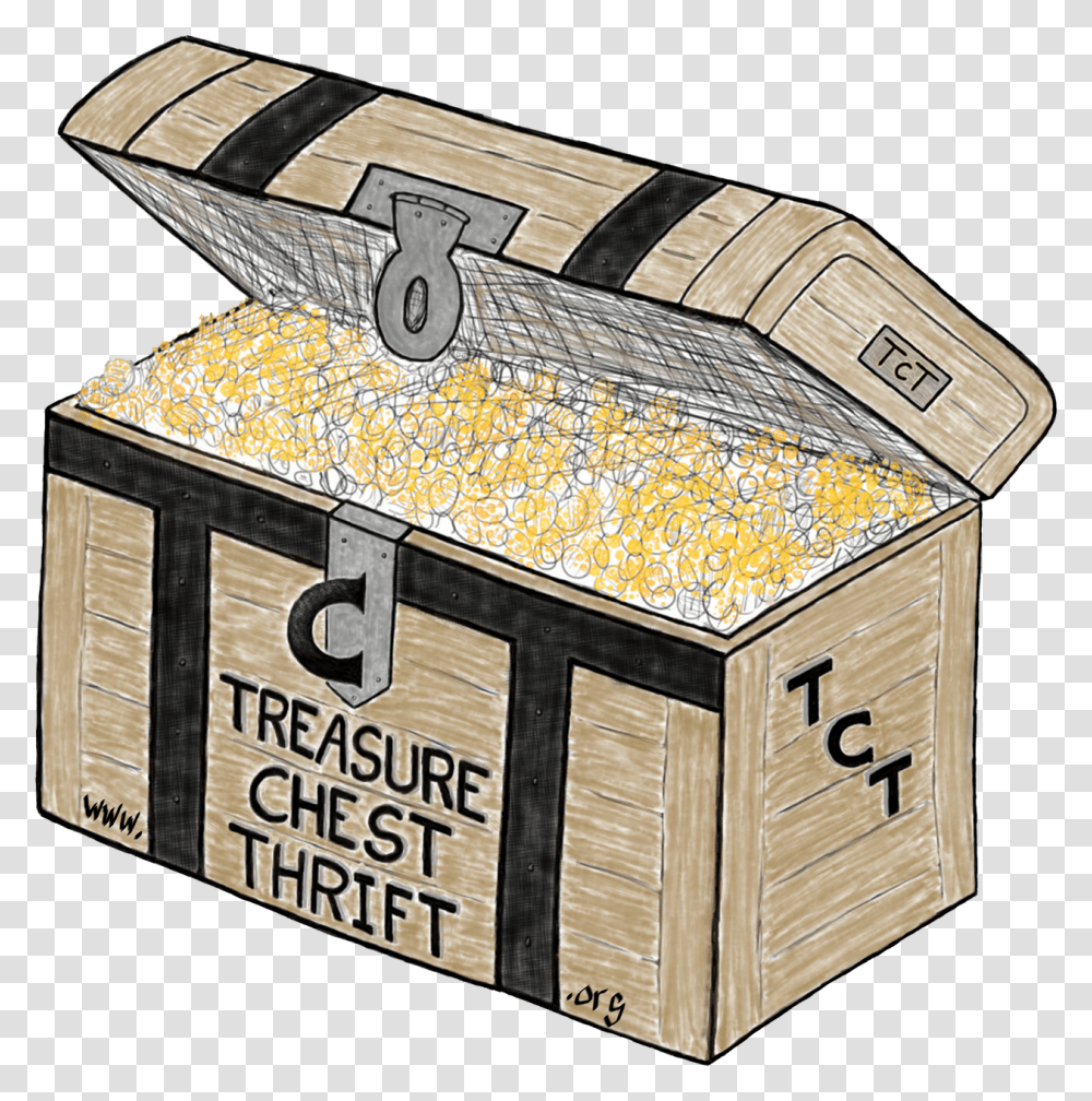 Tct Chest Logo Final Box, Treasure, Mailbox, Letterbox Transparent Png