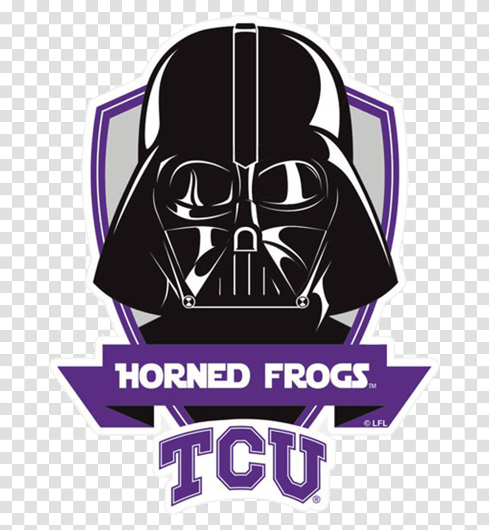 Tcu Horned Frogs Darth Vader Star Wars Logo Perfect Cut Decal Colored Raiders Darth Vader, Armor, Symbol, Shield, Poster Transparent Png