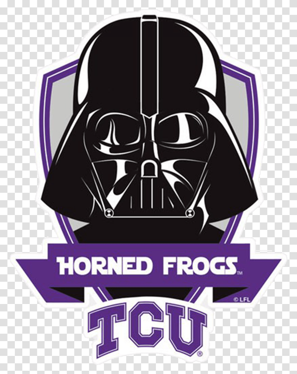 Tcu Horned Frogs Ncaa Darth Vader Star Wars Logo Perfect Porta Pasaporte Star Wars, Armor, Shield Transparent Png
