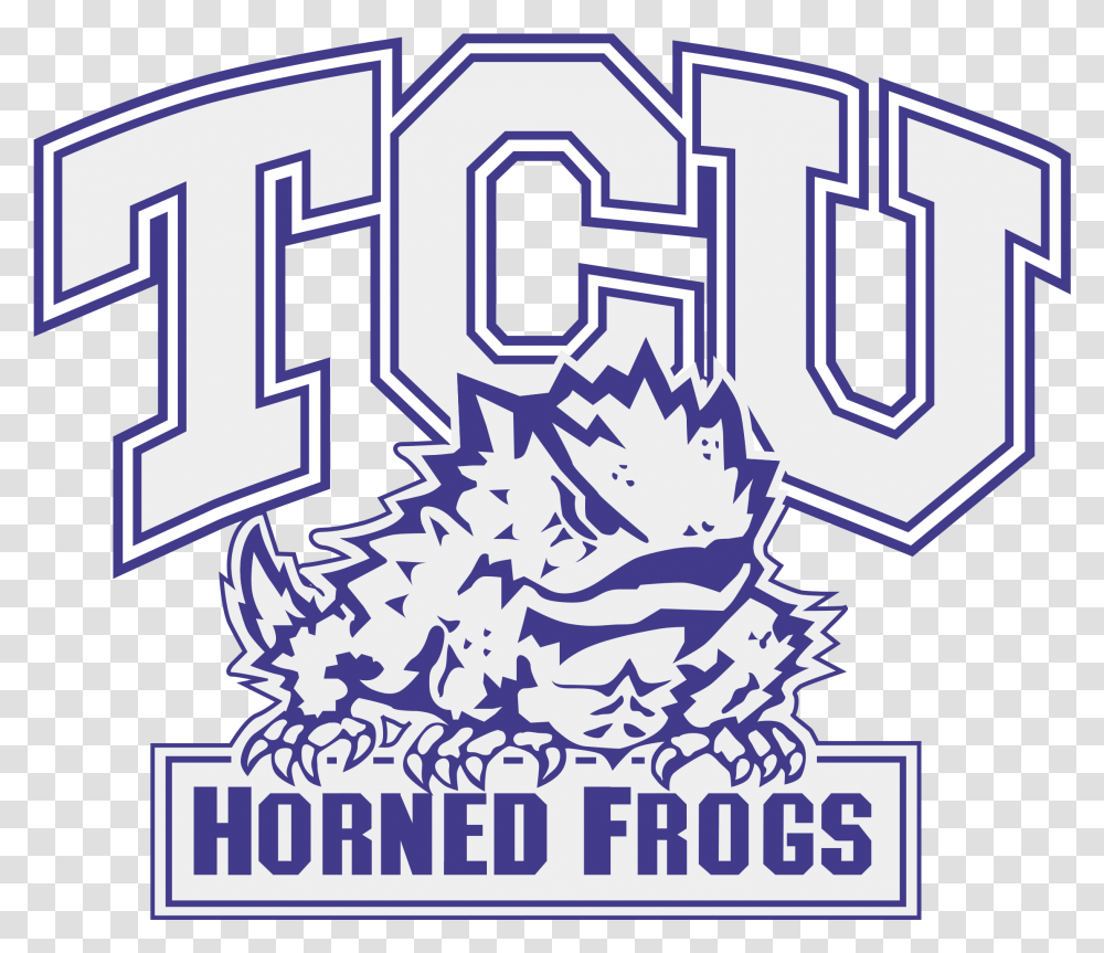 Tcu Hornedfrogs Logo Horned Frog Tcu, Flyer Transparent Png