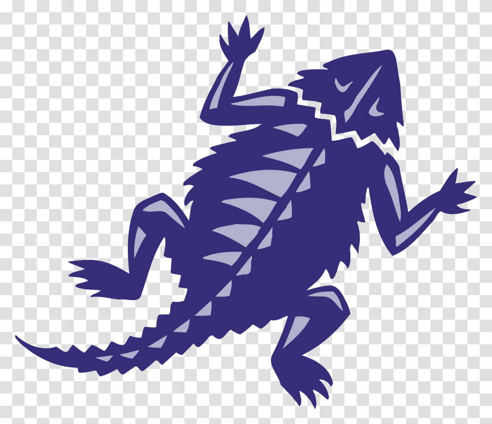 Tcu Hornedfrogs Logo Tcu Horned Frog Logo, Crocodile, Reptile, Animal, Alligator Transparent Png