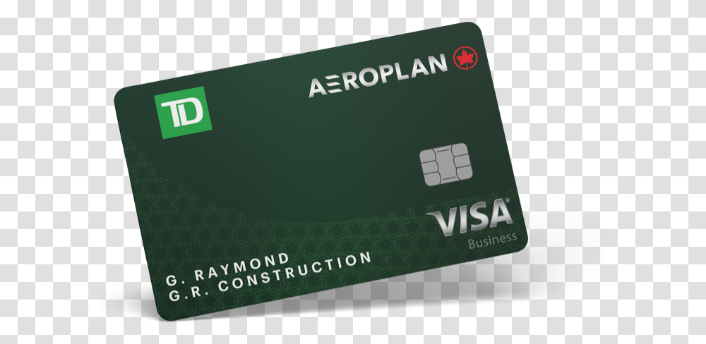 Td Aeroplan Visa Business Credit Card Td Aeroplan Business Visa Transparent Png